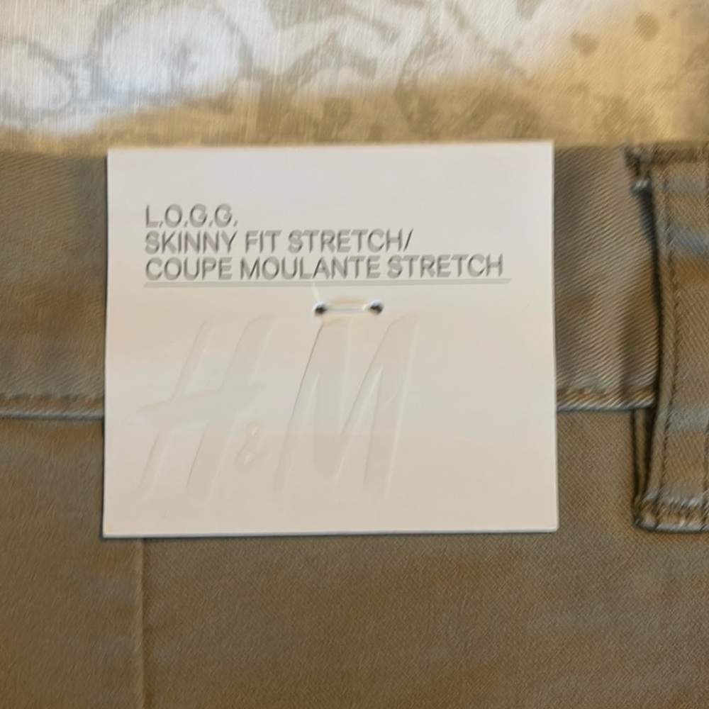 H&M Skinny Fit Stretch Chinos